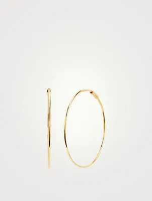 14K Gold Perfect Hoop Earrings