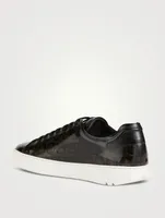 Gancini Leather Sneakers