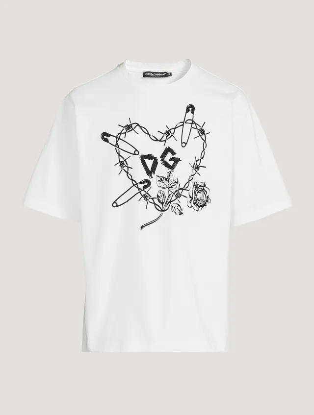 Palm Angels Arrow Heart T-Shirt White