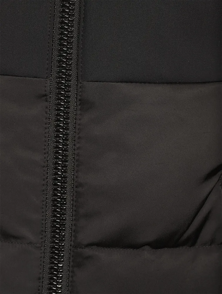 San Luis Belted Satin Down Jacket