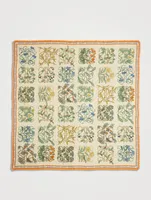 Herbarium Cotton Wool And Silk Scarf