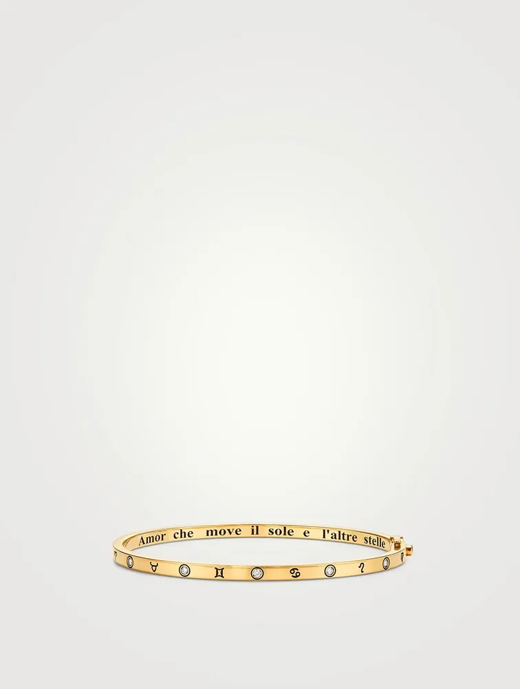 Small 18K Gold Astrid Bracelet With Diamonds