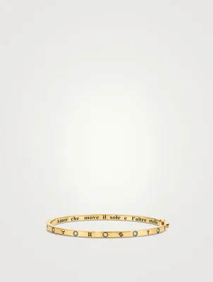 Small 18K Gold Astrid Bracelet With Diamonds