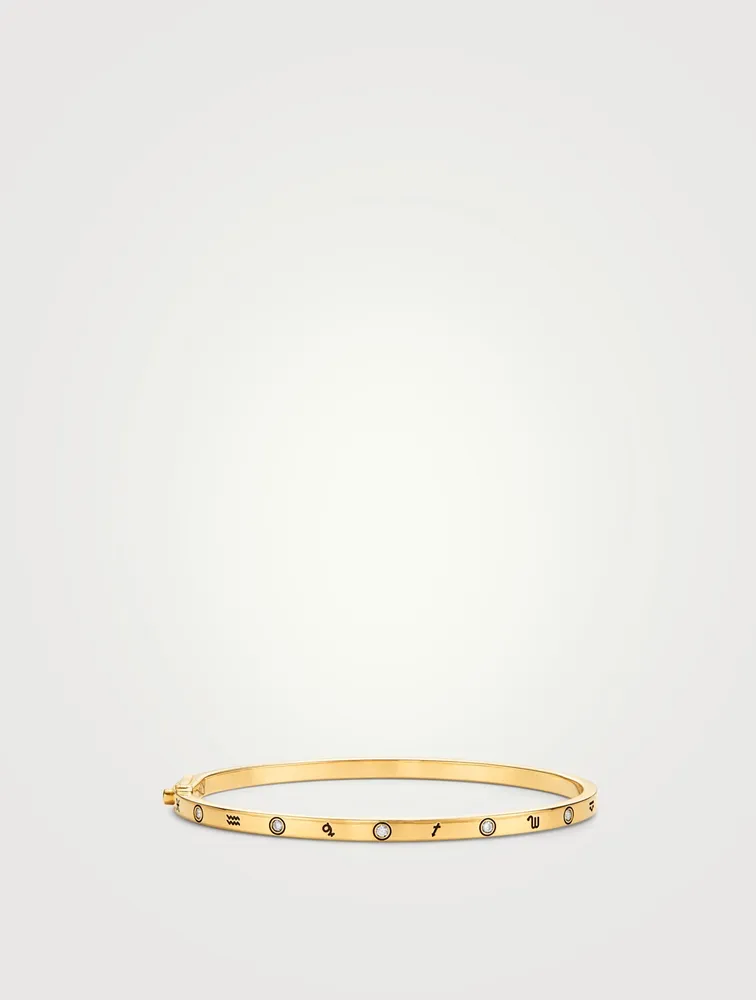 Small 18K Gold Astrid Bracelet With Diamonds