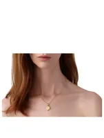 18K Gold Cosmos Pendant With Diamonds