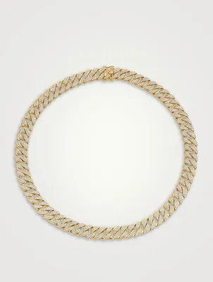 Havana 18K Gold Choker Necklace With Diamonds