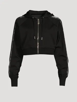 Givenchy x Chito Cropped Hoodie With 4G Stripe