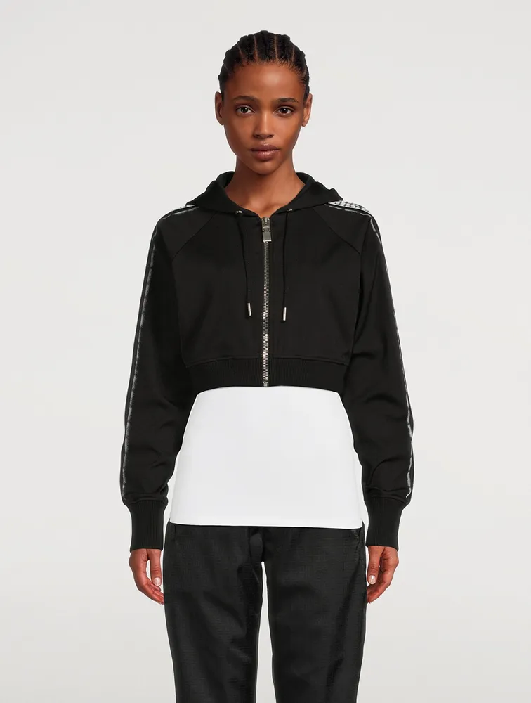 Givenchy x Chito Cropped Hoodie With 4G Stripe