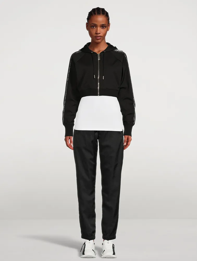 Givenchy x Chito Cropped Hoodie With 4G Stripe