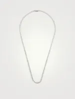 18K White Gold Hepburn Choker Necklace With Diamonds