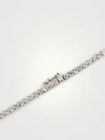 18K White Gold Hepburn Choker Necklace With Diamonds