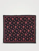 Modal And Silk Skull Scarf