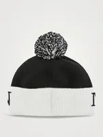 Wool Logo Toque With Pom