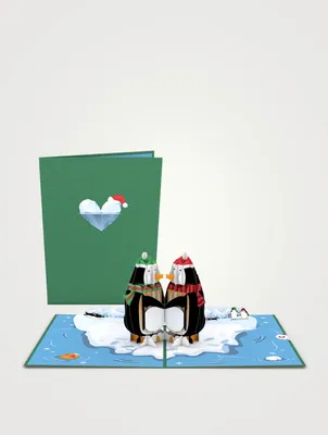 Holiday Penguins Pop-Up Card