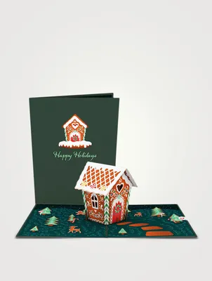 Gingerbread House Pop-Up Card