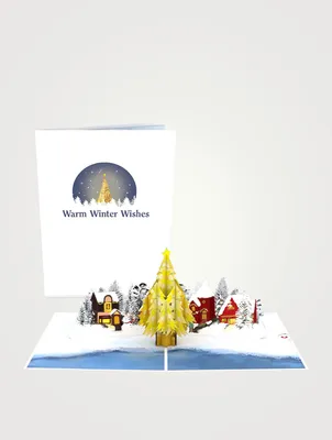 Christmas Village Pop-Up Card