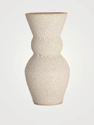 Lucie Reactive Glazed Stoneware Vase