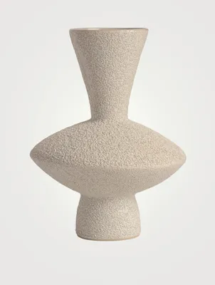 Stevie Reactive Glazed Stoneware Vase
