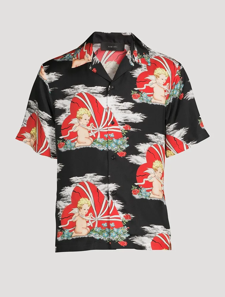 Cherub Silk Bowling Shirt