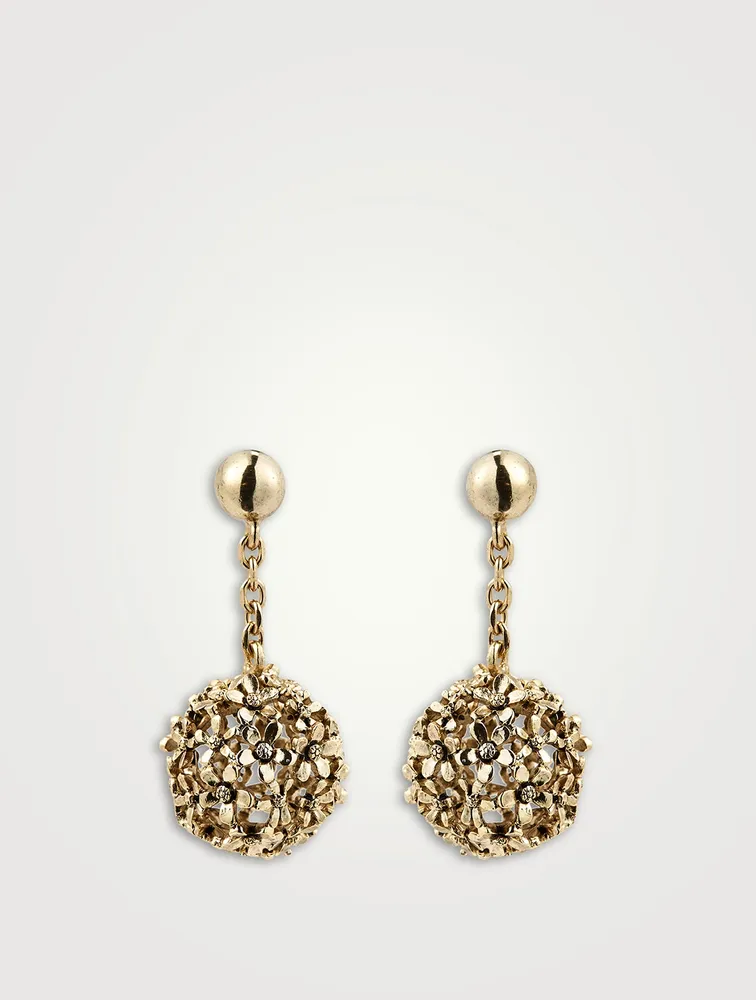 Mini Flower Drop Earrings