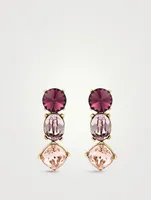 Drop Earrings With Crystals