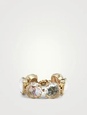 Six-Stone Bracelet With Crystals