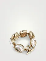 Six-Stone Bracelet With Crystals