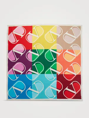 VLOGO Silk Square Scarf