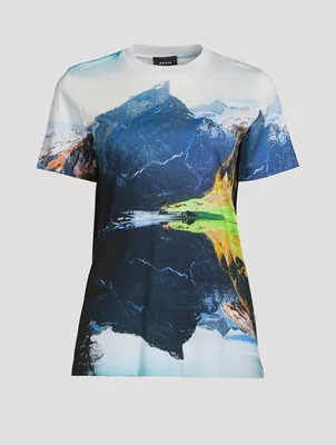 Cotton T-Shirt Seealpsee Print