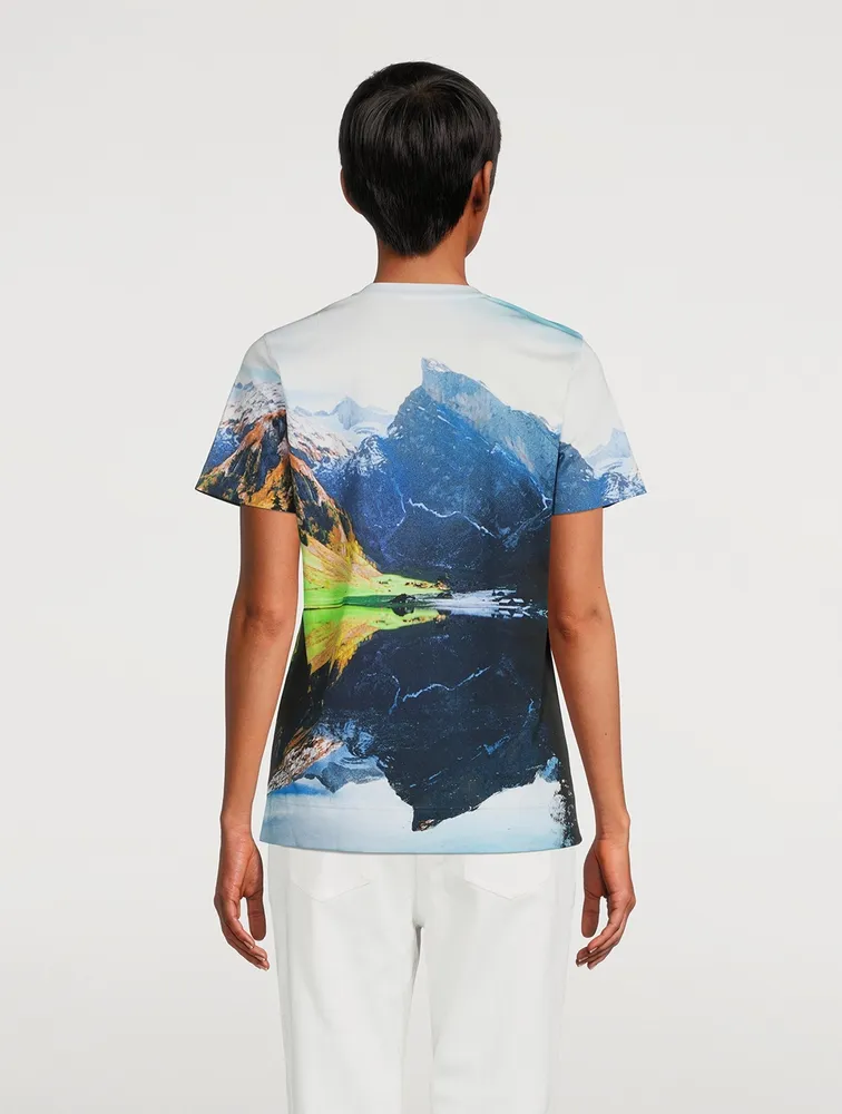 Cotton T-Shirt Seealpsee Print