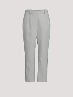 Flavin Double-Face Cropped Trousers