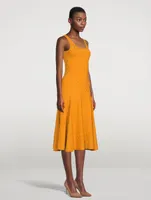 Jacquard Knit Midi Dress