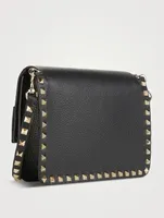 Rockstud Leather Crossbody Bag