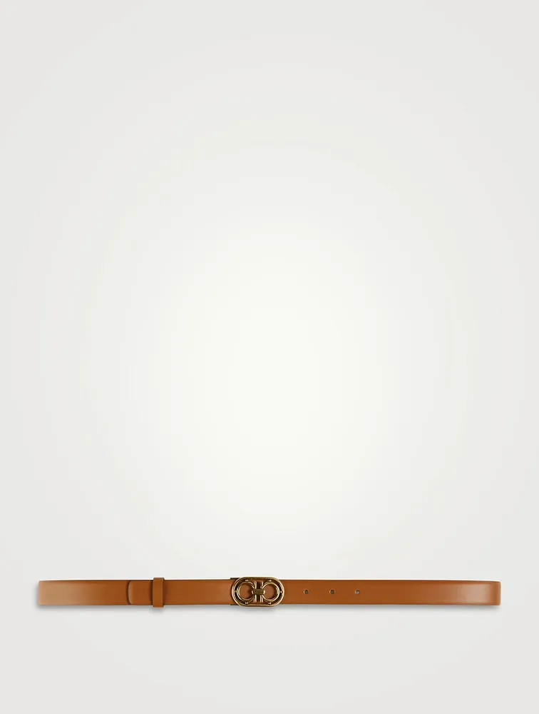 Reversible And Adjustable Gancini Belt