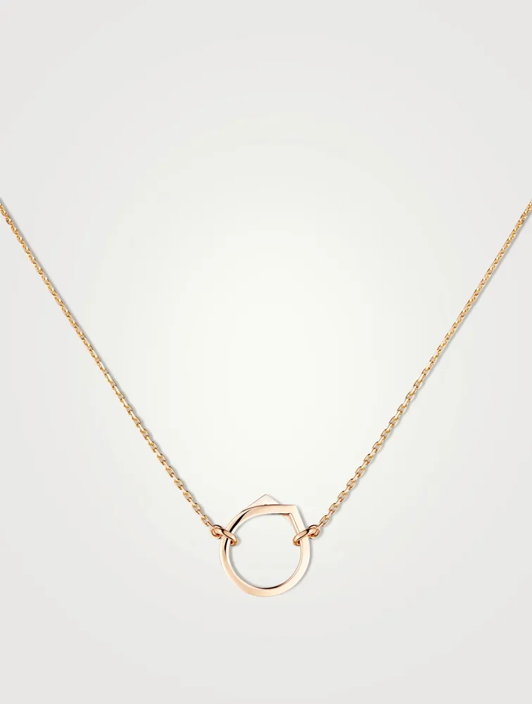 Antifer 18K Rose Gold Pendant Necklace