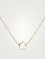 Antifer 18K Rose Gold Pendant Necklace