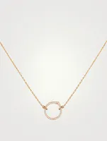 Antifer 18K Rose Gold Pendant Necklace With Diamonds