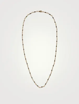14K Gold Sunburst Chain