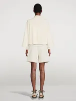 Stretch-Wool Knit Jacket