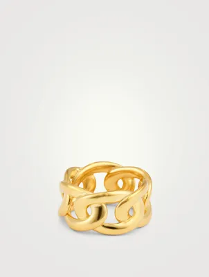 24K Gold Plated Lhassa Ring