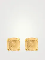 24K Gold Plated Crystal Earrings