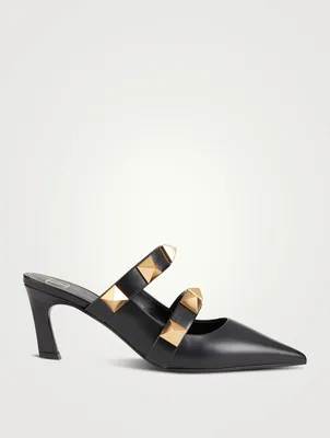 Roman Stud Leather Mules