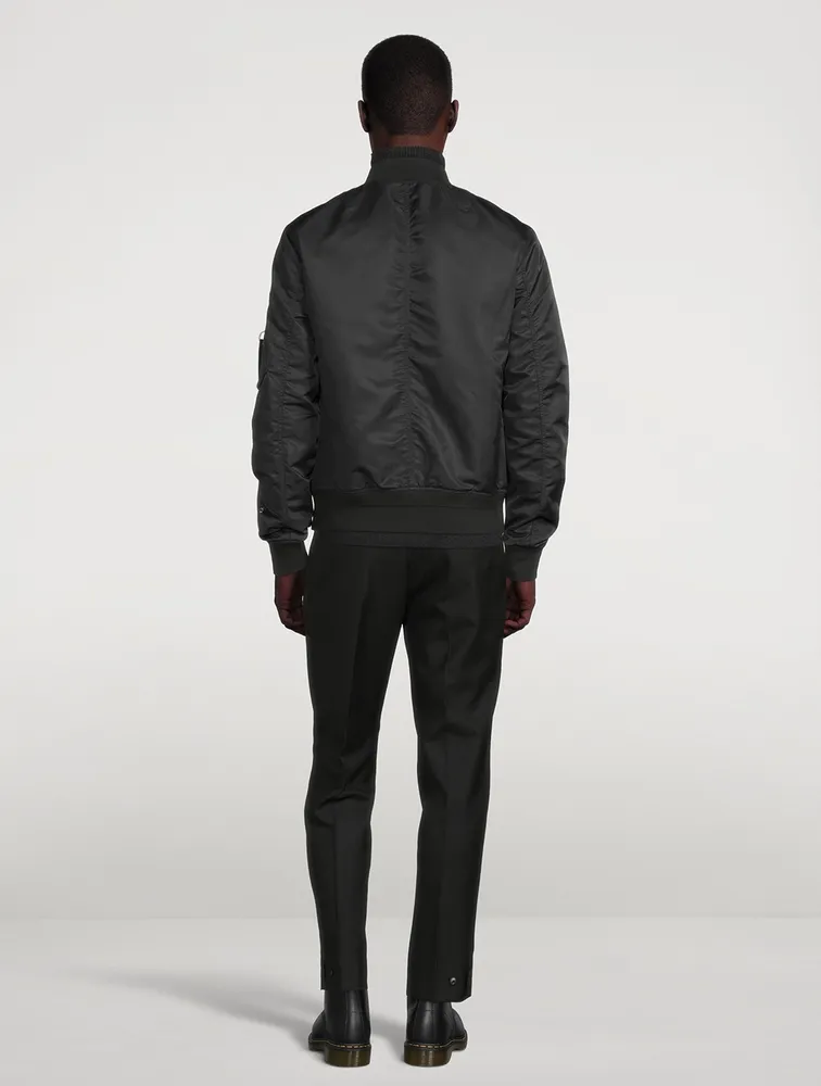 Manston Recycled Nylon Bomber Jacket