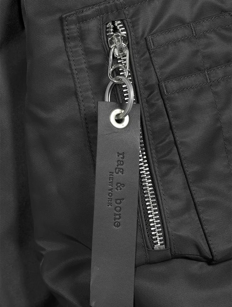 Manston Recycled Nylon Bomber Jacket