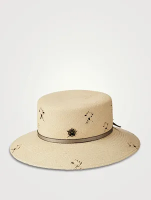 Kendall Flowered Cloche Hat