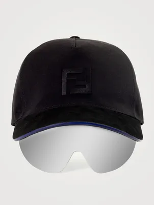 Baseball Cap With Integrated Sun Mask