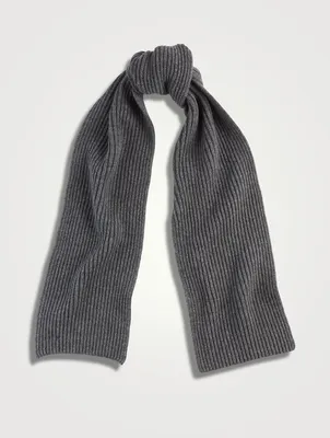 Ribbed Lambswool Scarf