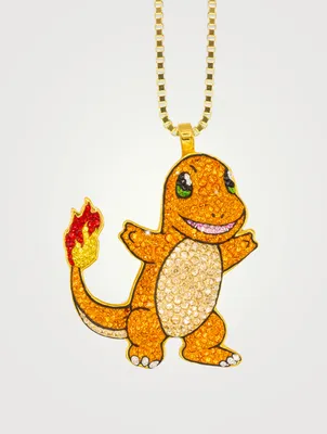 The Fire Dude Pendant Necklace With Crystals - Limited Edition
