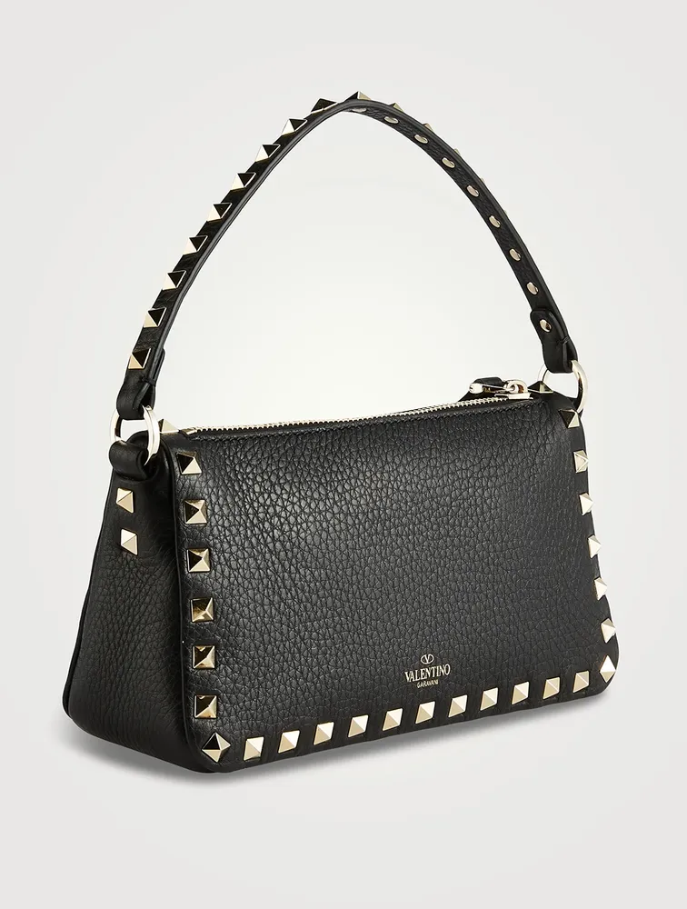 Small Rockstud Leather Crossbody Bag