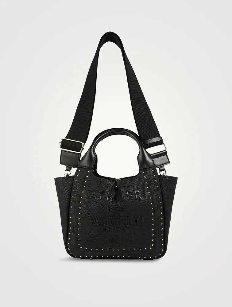 Valentino Garavani Small Atelier Bag 01 Metal Stitch Edition Tote Bag in  Natural